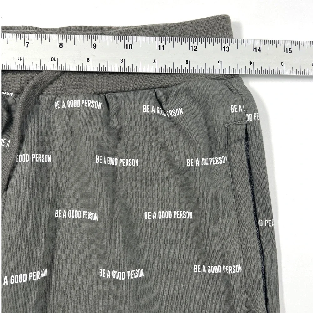 Be A Good Person BAGP Joggers Charcoal Grey Sweatpants XS Streetwear Lounge NWOT